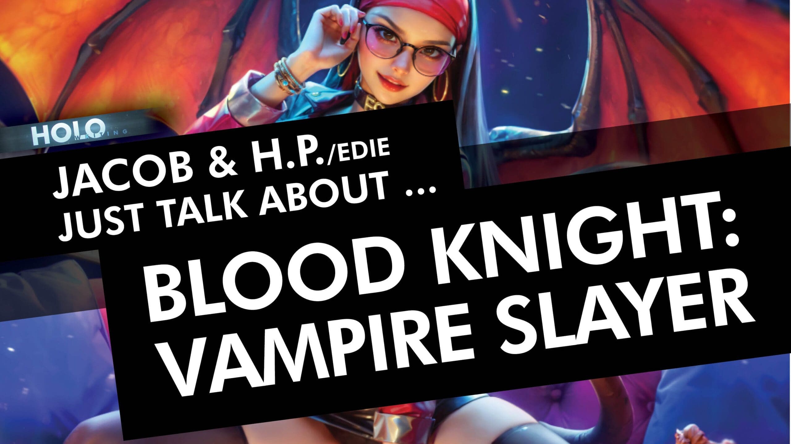 TONIGHT @ 8pm EST! 🧛 Join us to chat Blood Knight: Vampire Slayer!