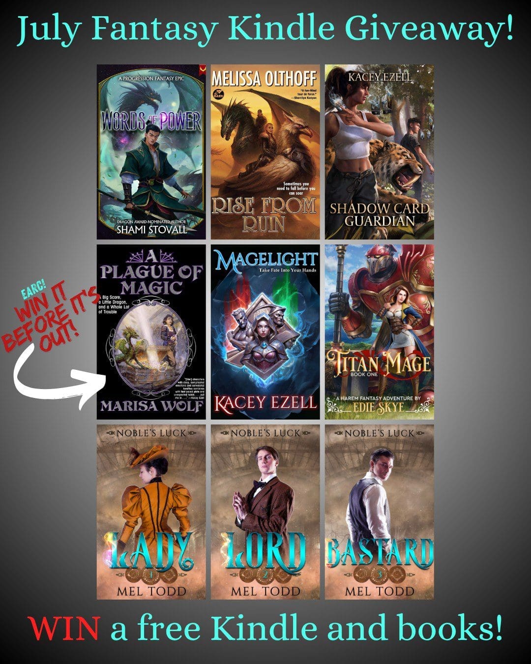I’m the only smut in it, but my author pals and I are doing another Kindle + eBook giveaway!