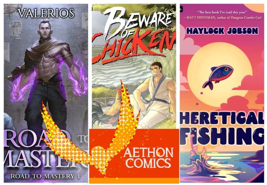 Aethon Books Announces More Webcomic Adaptations